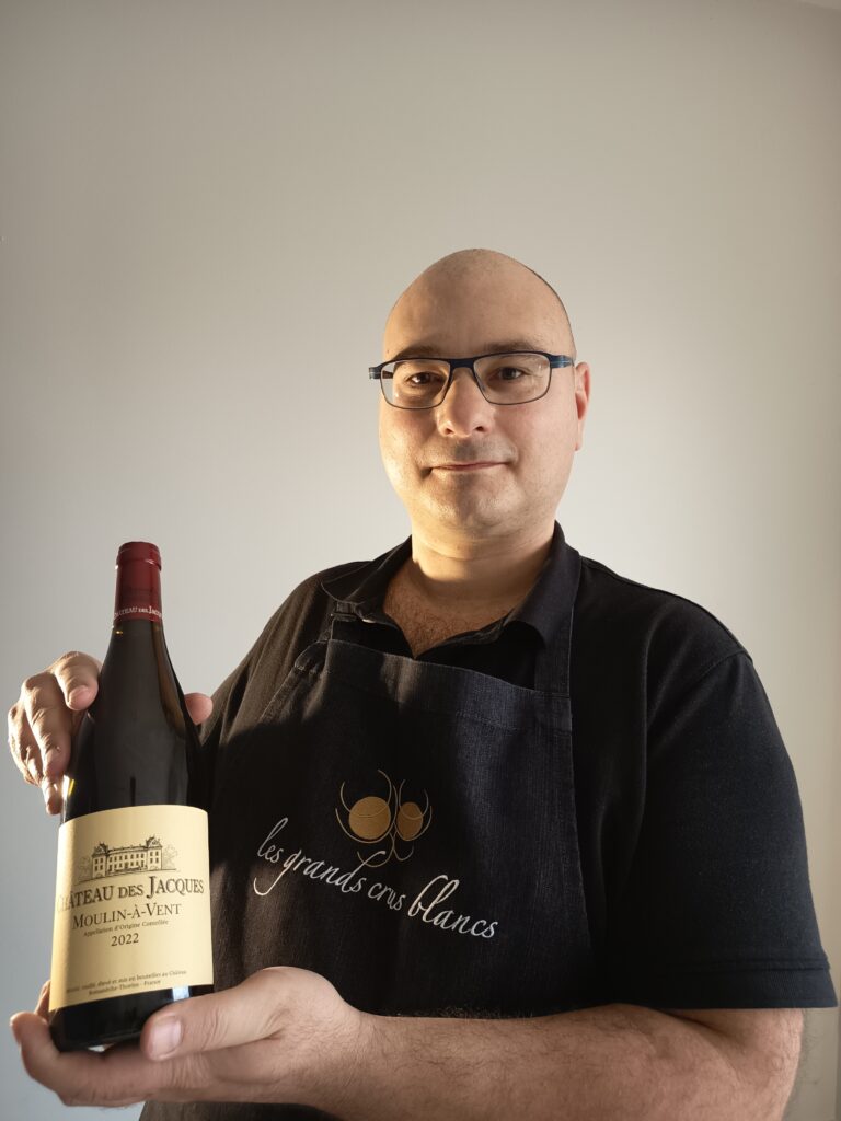 Moulin à Vent Beaujolais wine from Château des Jacques introduced by the Sommelier
