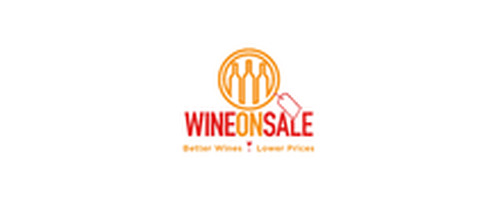 Official logo of Wine On Sale online wine retailer, featuring three wine bottles in a circle with the slogan Better Wines Lower Prices.